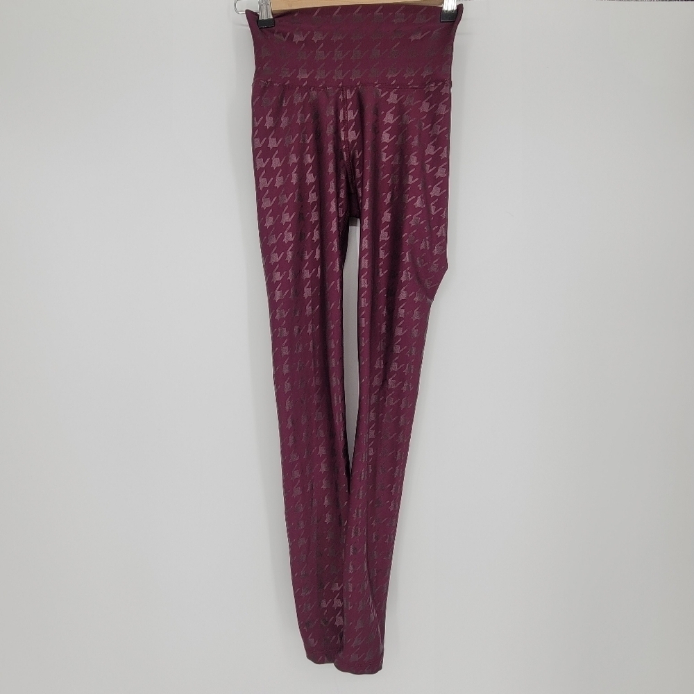 Peloton plump Houndstooth show up printed leggings xsmall - Picture 2 of 8